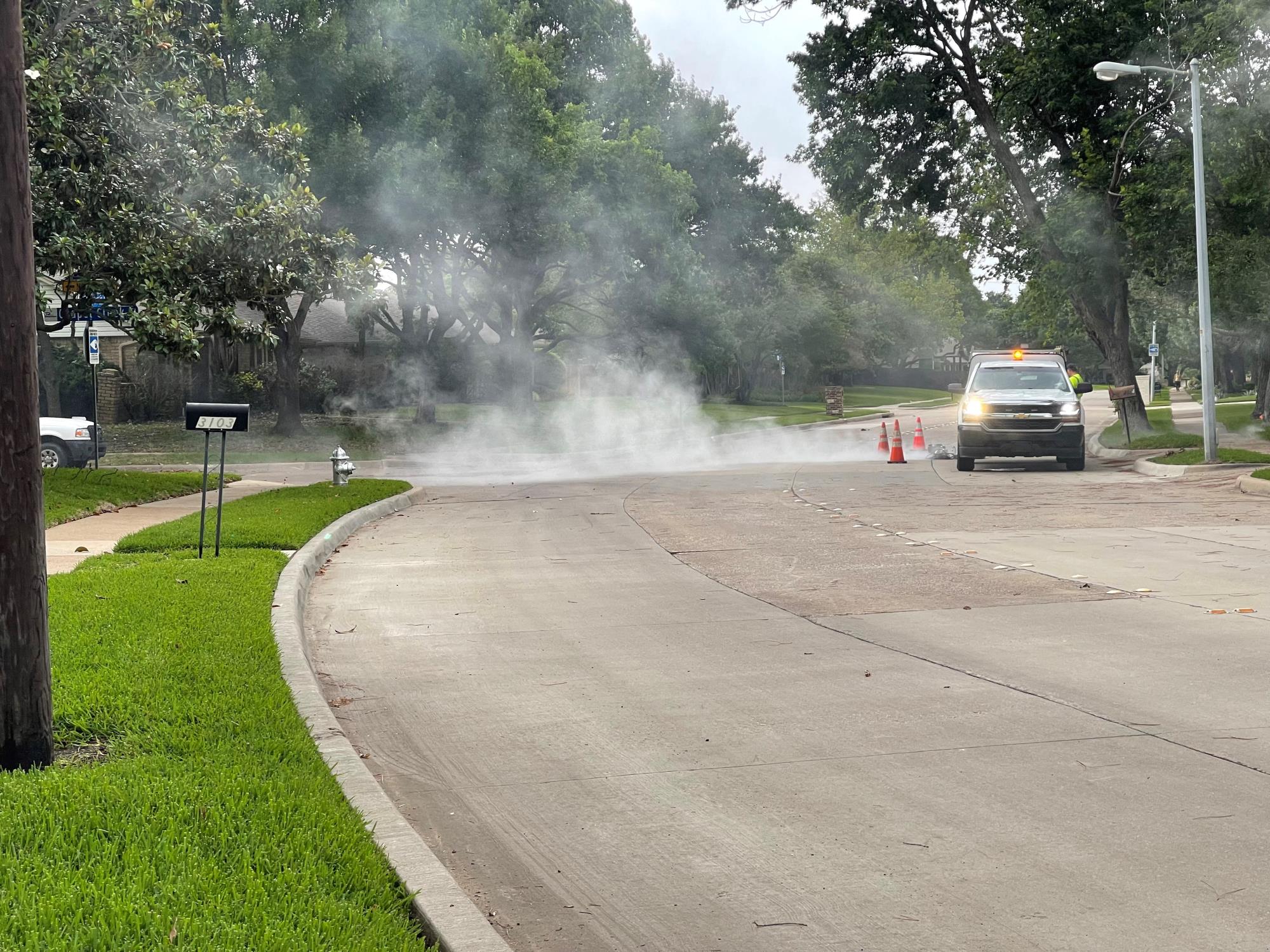 Smoke Testing Underway in Rowlett Creek Basin | Richardson Today