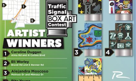 Traffic Signal Box Art Contest Artwork Installed