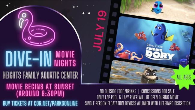 Dive-In Movie Tonight: “Finding Dory” | Richardson Today