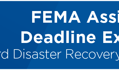 FEMA Assistance Deadline Extended; 3rd Disaster Recovery Center Opened 