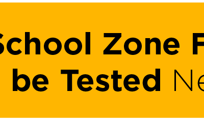 School Zone Flashers to be Tested Next Week