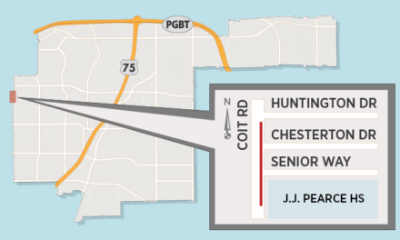 Northbound Coit Road Lane Closure 