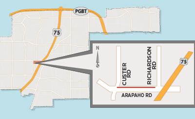 Utility Work Necessitates Temporary Lane Closure East of Arapaho/Custer