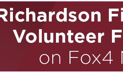 Richardson Fire, Police Volunteer Featured on Fox4 News 