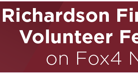 Richardson Fire, Police Volunteer Featured on Fox4 News 