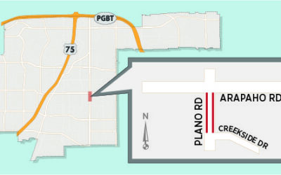 Lane Closures Expected on Plano Road south of Arapaho 