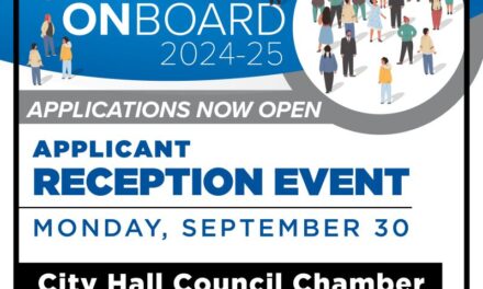 Still Time to “Get on Board”; Applicant Reception is Monday 