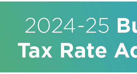 2024-25 Budget, Tax Rate Adopted