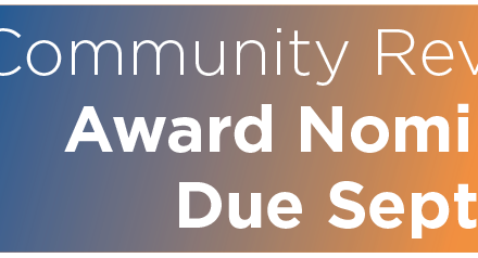 Community Revitalization Award Nominations Due Sept. 30 