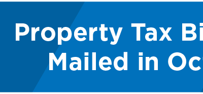 Property Tax Bills to be Mailed in October 