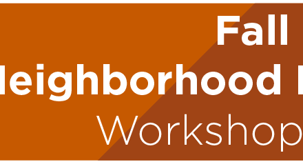 Fall Neighborhood Leadership Workshop Held