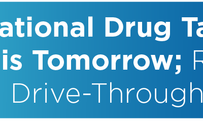 National Drug Take Back Day is Tomorrow; RPD to Host Drive-Through Take Back