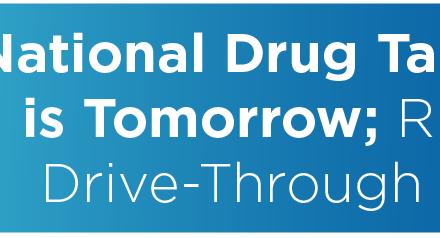 National Drug Take Back Day is Tomorrow; RPD to Host Drive-Through Take Back 