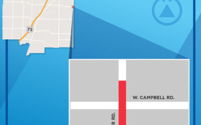 Temporary Lane Closures May Cause Daytime Traffic Delays at Jupiter/Campbell Intersection