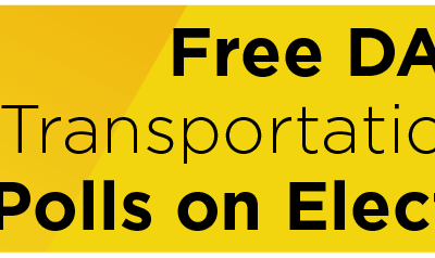 Free DART Transportation to the Polls on Election Day 