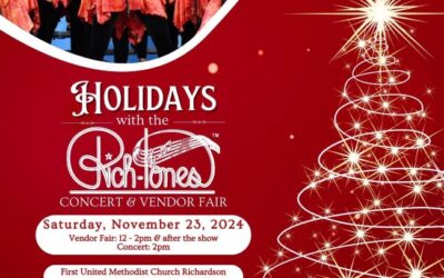 “Holidays with the Rich-Tones” Concert and Fair Tomorrow