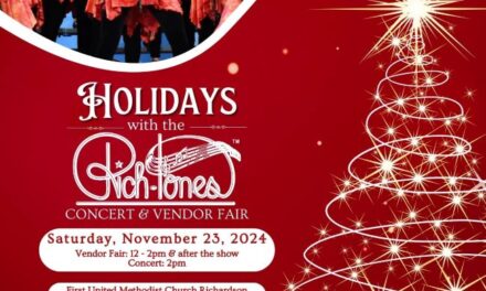 “Holidays with the Rich-Tones” Concert and Fair Tomorrow