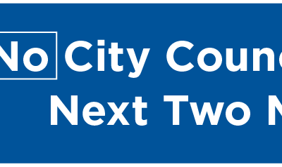 No City Council Meeting Next Two Mondays