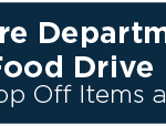 Fire Department Toy and Food Drive Underway; Drop Off Items at City Facilities 