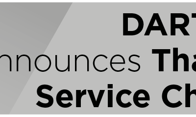 DART Announces Thanksgiving Service Changes 