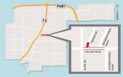 Bike Lanes Closed on Collins Boulevard 