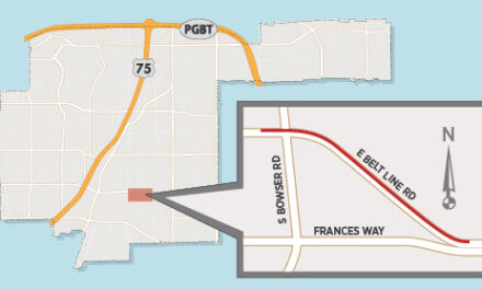 Utility Pole Replacement to Close Lane on Westbound Belt Line near Bowser 