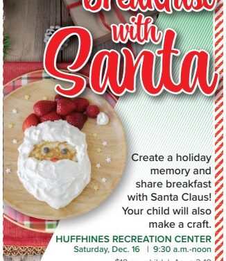 Sign Up for Next Saturday’s “Breakfast with Santa;” Deadline is Tuesday 