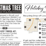 Holiday Box Recycling, “Tree-cycling” Begins Next Friday   