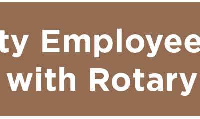 City Employees Honored with Rotary Awards