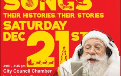 “Christmas Songs: Their Histories, Their Stories” Tomorrow