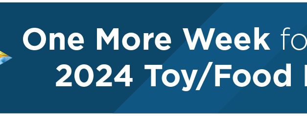 One More Week for RFD’s 2024 Toy/Food Drive