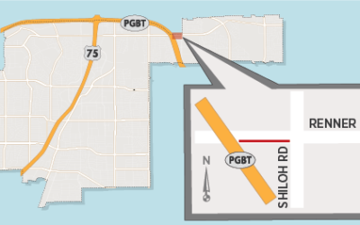Utility Pole Work to Temporarily Close a Lane Near Renner/Bush Turnpike