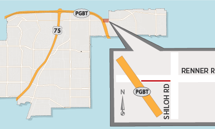 Utility Pole Work to Temporarily Close a Lane Near Renner/Bush Turnpike 