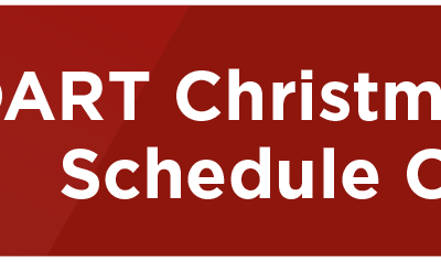 DART Announces Christmas Holiday Schedule Changes