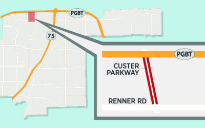 Temporary Lane Closures Expected on Custer South of PGBT
