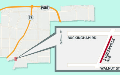 Expect Temporary Lane Closures Along NB Greenville between Buckingham Rd., Huffhines St.