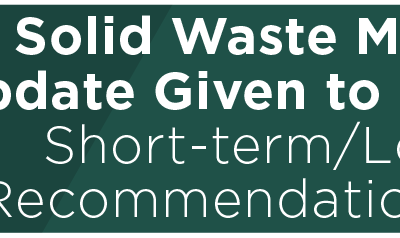 Solid Waste Master Plan Update Given to City Council; Short-term/Long-term Recommendations Detailed 