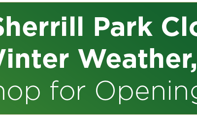 Sherrill Park Closed Due to Winter Weather, Contact Pro Shop for Opening Information