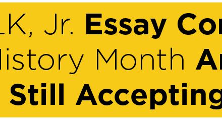 MLK, Jr. Essay Contest, Black History Month Art Contest Still Accepting Entries 