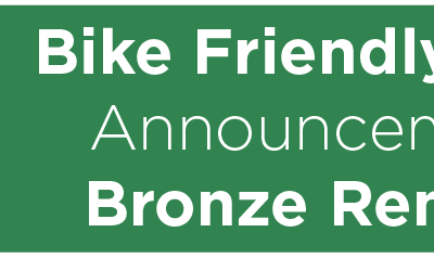 Bike Friendly Bronze Status Renewed 
