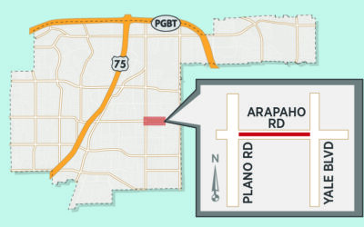 Temporary Lane Closures Expected on Arapaho Road East of Plano Road