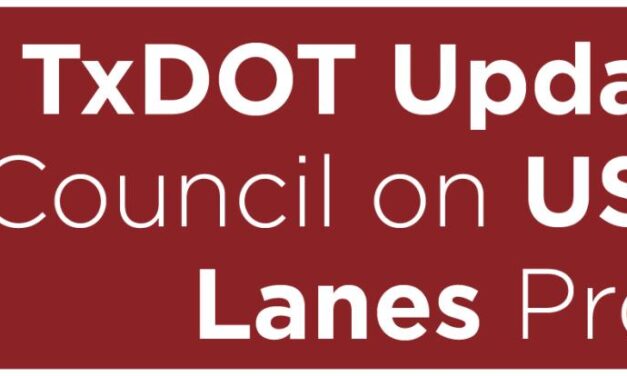 TxDOT Updates City Council on US 75 Tech Lanes Project