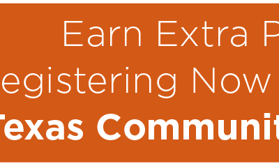Earn Extra Points by Registering Now for Healthier Texas Community Challenge