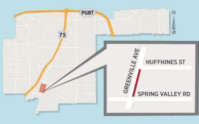 Construction on Greenville Avenue to Close Lanes North of Spring Valley Road