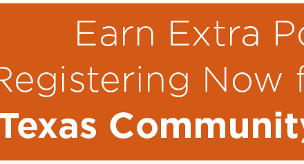 Earn Extra Points by Registering Now for Healthier Texas Community Challenge