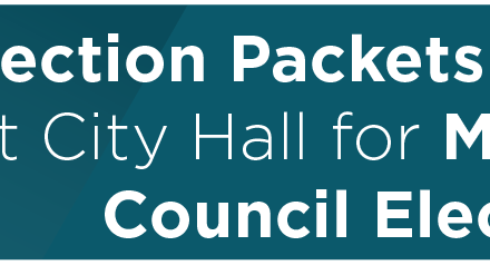 Election Packets Available at City Hall for May 3 City Council Election