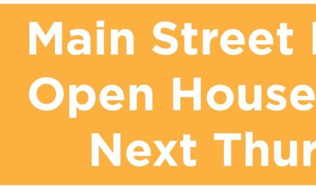 Main Street Phase 2 Open House Set for Next Thursday 