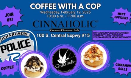 “Coffee with a Cop” Next Wednesday at Cinnaholic 