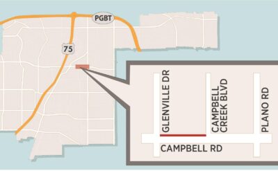 Right Lane of Campbell Road West of Plano Road to Experience Temporary Closure 