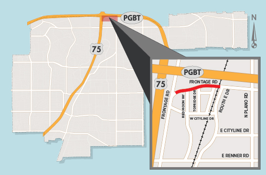 PGBT Frontage Road Lane Closure Expected near CityLine 